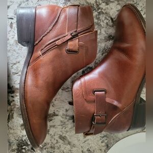 UGG Barnett leather booties women's size 8